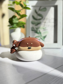 کیس ایرپاد Cartoon Puppy سیلیکونی با آویز