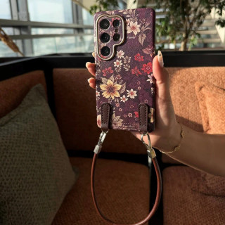 قاب rose brown بنددار سامسونگ